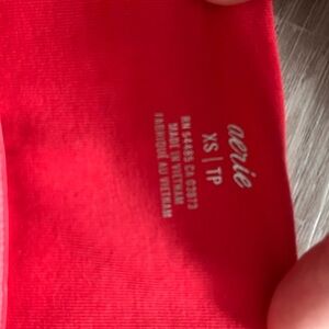 Aerie red tube top